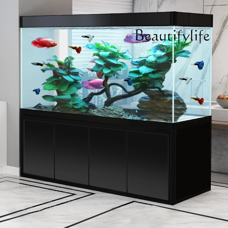 Aquarium Fish Dragon - Acquario X36 per Soggiorno, da Pavimento