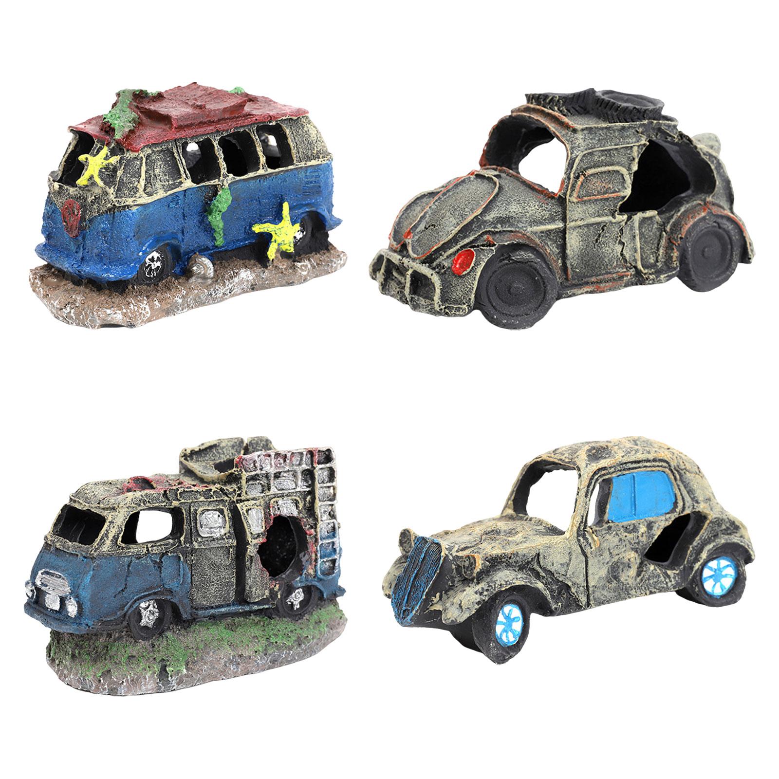 Aquarium Fish Unique - Auto Wreck Acquario Decorazione Wreckage Decor