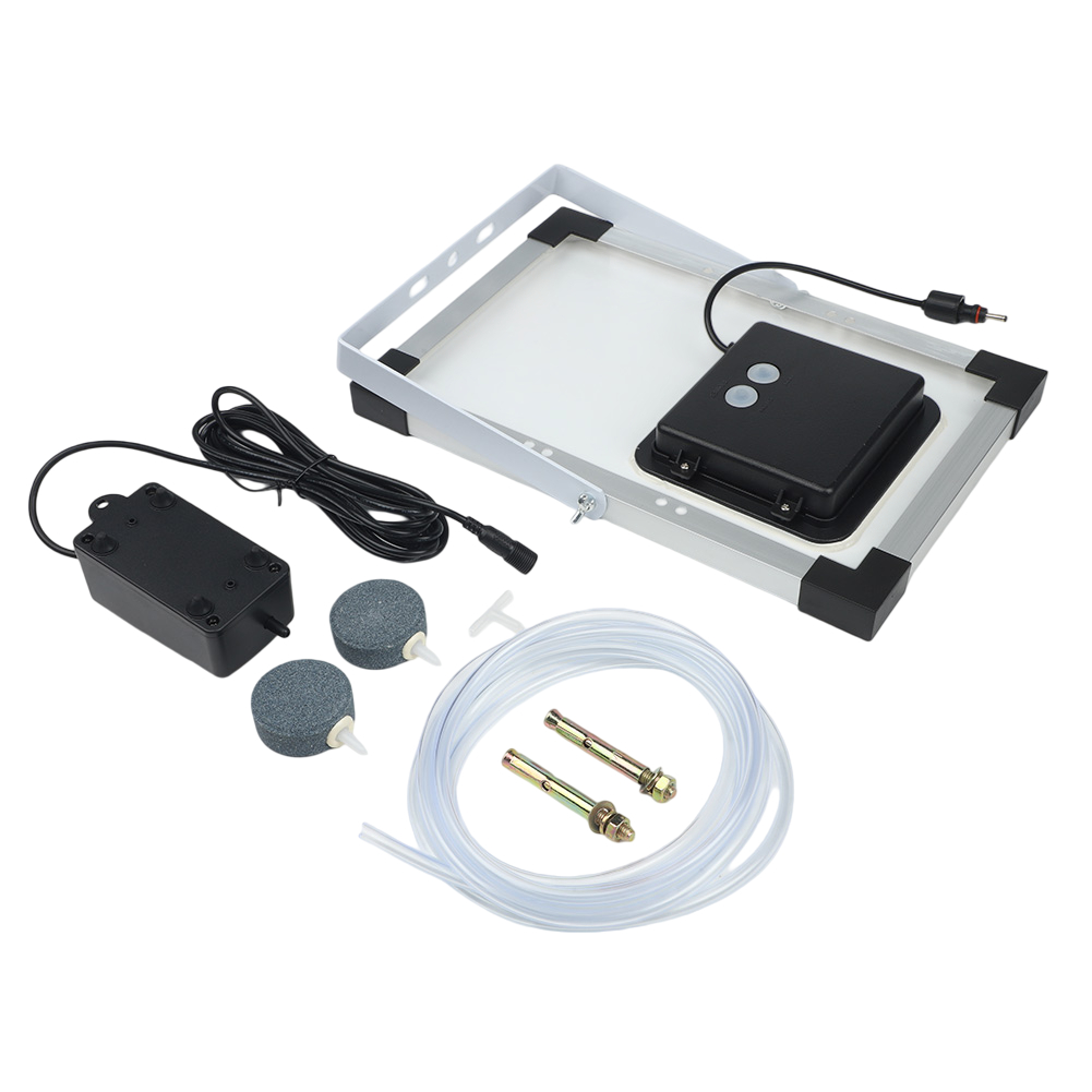 Aquarium Fish Pond - Ossigenatore Solare per Laghetto 5W, Pompa