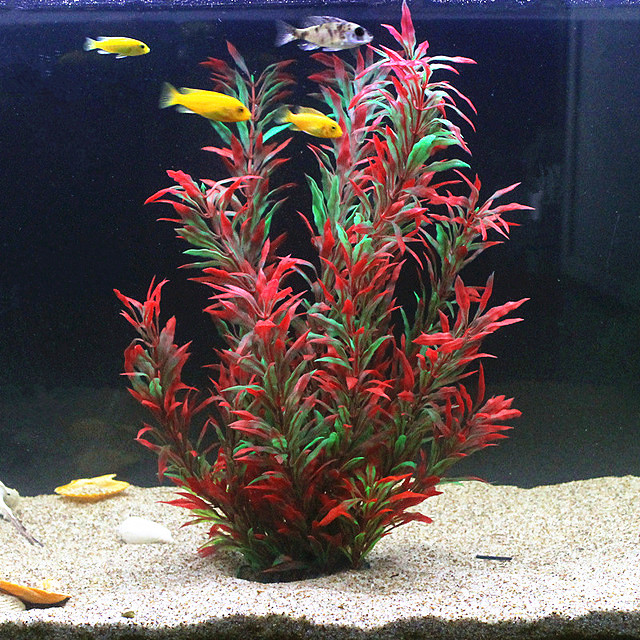 Aquarium Fish Guppy - 50CM Acquario artificiale Piante rare Acquario