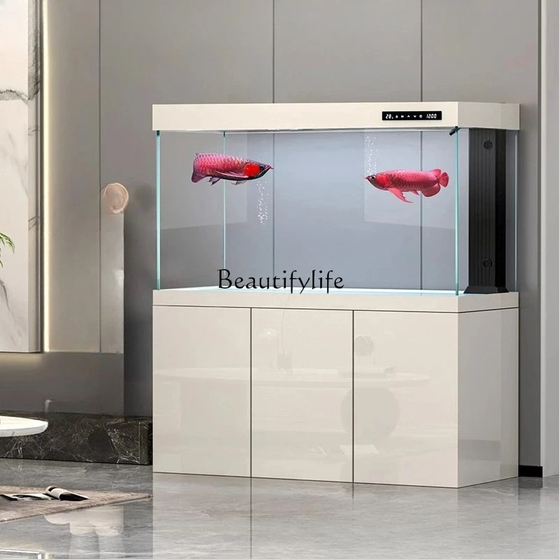 Aquarium Fish Dragon - Acquario FG11 per Soggiorno, Vetro Super