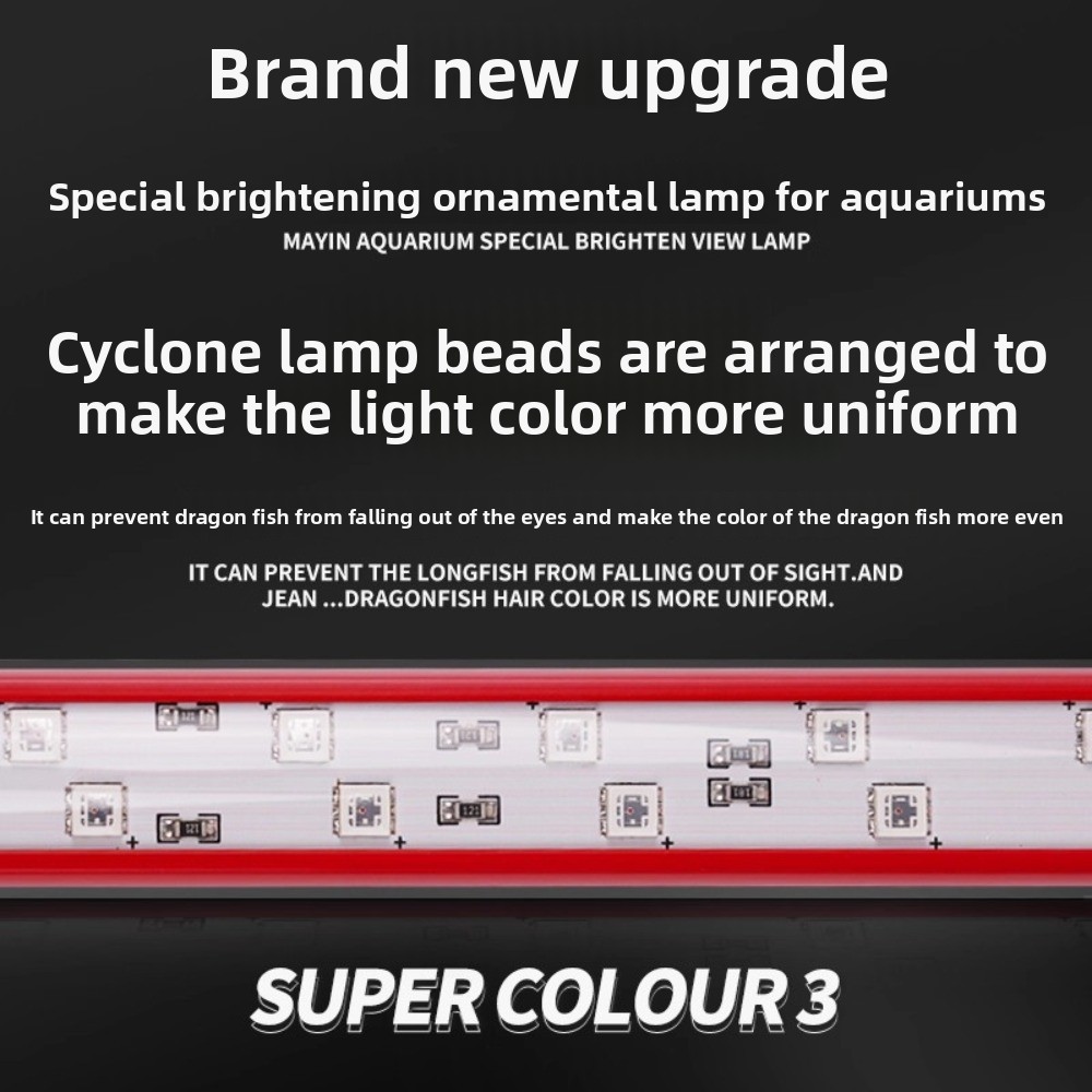 Aquarium Fish Dragon - Colore dei capelli Luce Tre colori