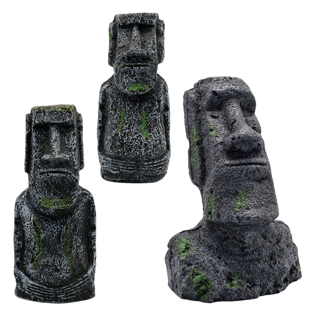 Statue Moai per acquario Isola - Aquarium Fish Guppy recensione e prezzo