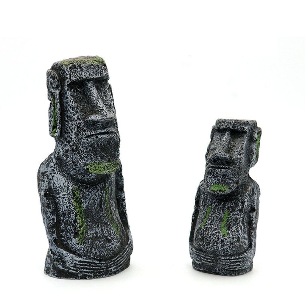 Statue Moai per acquario Isola - Aquarium Fish Guppy recensione e prezzo