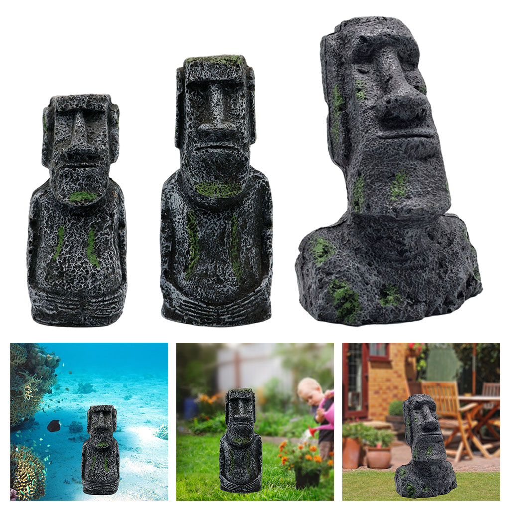 Statue Moai per acquario Isola - Aquarium Fish Guppy recensione e prezzo