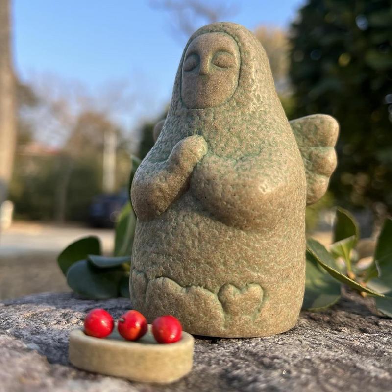 Statua di angelo in preghiera, - Aquarium Fish Angel recensione e prezzo