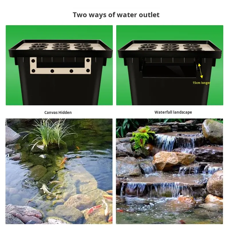 Sistema di filtraggio a cascat - Aquarium Fish Pond recensione e prezzo