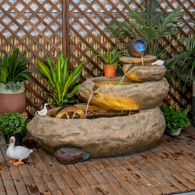 Fontana d'Acqua per Balcone Es - Aquarium Fish Pond recensione e prezzo