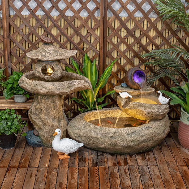 Fontana d'Acqua per Balcone Es - Aquarium Fish Pond recensione e prezzo