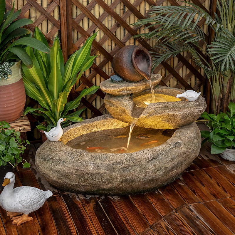 Fontana d'Acqua per Balcone Es - Aquarium Fish Pond recensione e prezzo