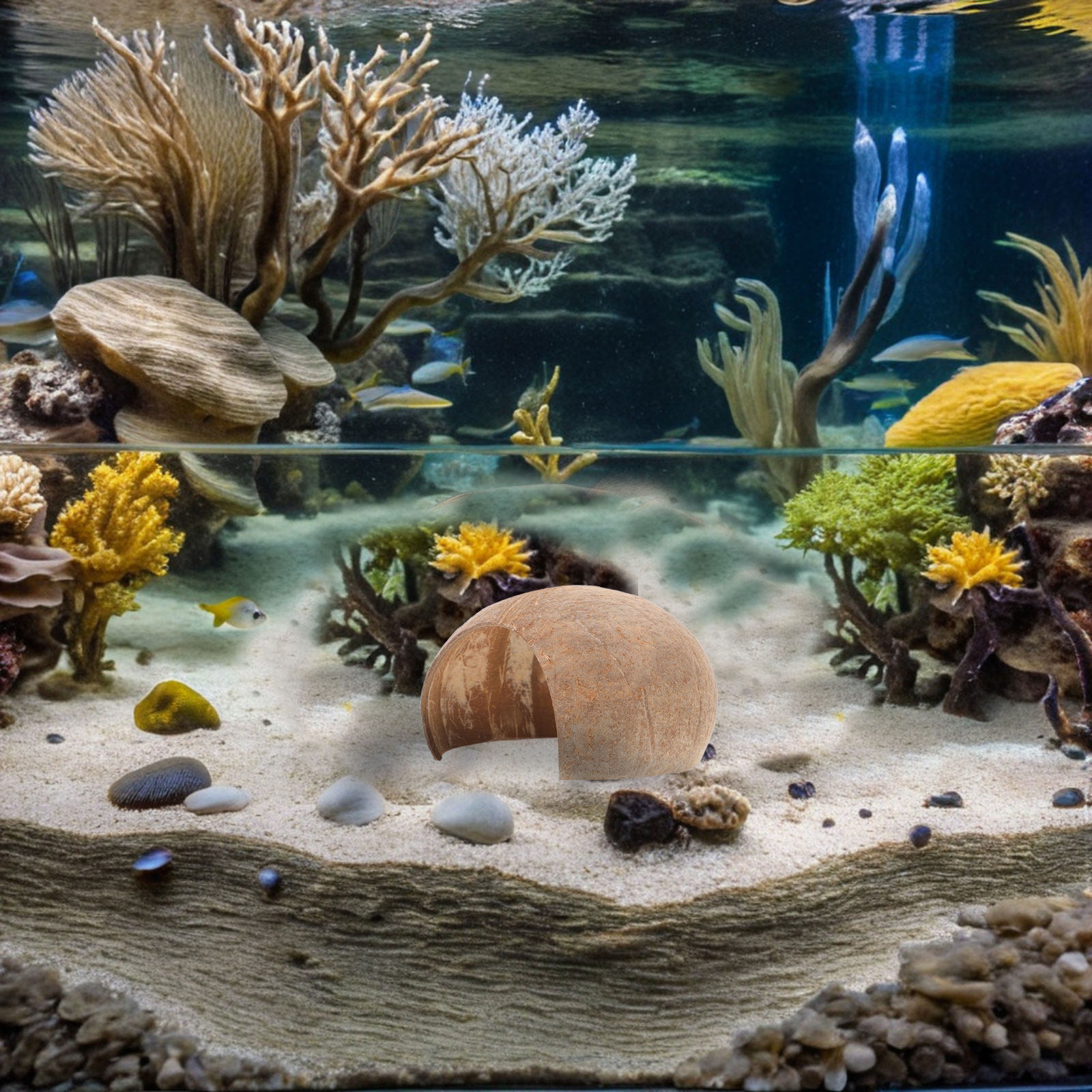 2 Pezzi Rifugio per Pesci d'Ac - Aquarium Fish Hiding Spot recensione e prezzo