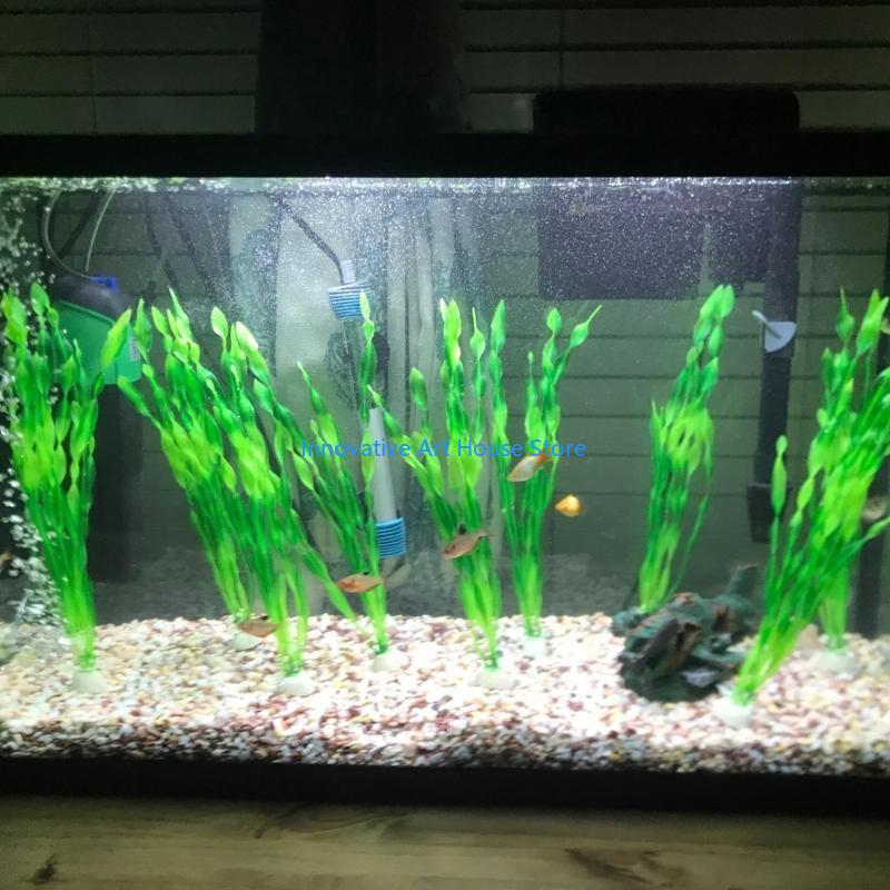 E1PC Piante acquatiche Foglie  - Aquarium Fish Hiding Spot recensione e prezzo