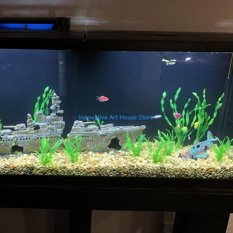 E1PC Piante acquatiche Foglie  - Aquarium Fish Hiding Spot recensione e prezzo