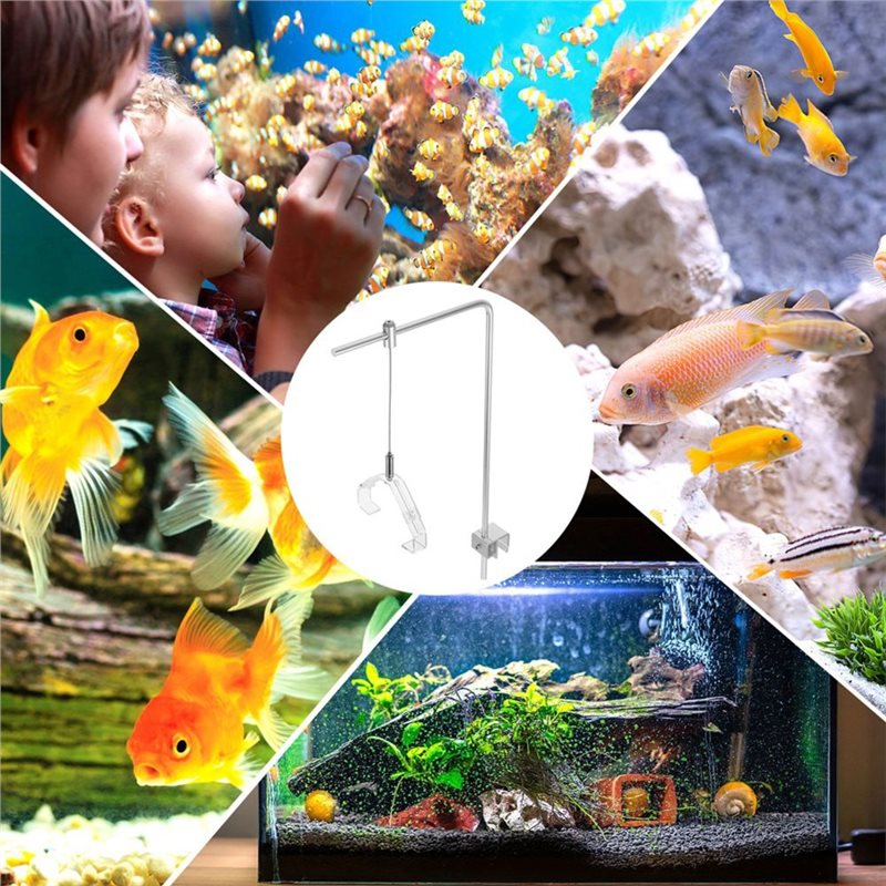 Supporto in alluminio AB41-2Pc - Aquarium Fish Freshwater recensione e prezzo