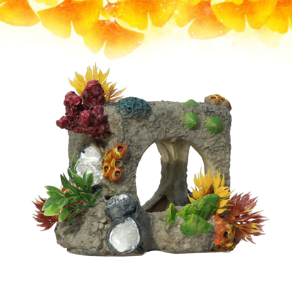 1 Pezzo di Decorazione per Acq - Aquarium Fish Hiding Spot recensione e prezzo