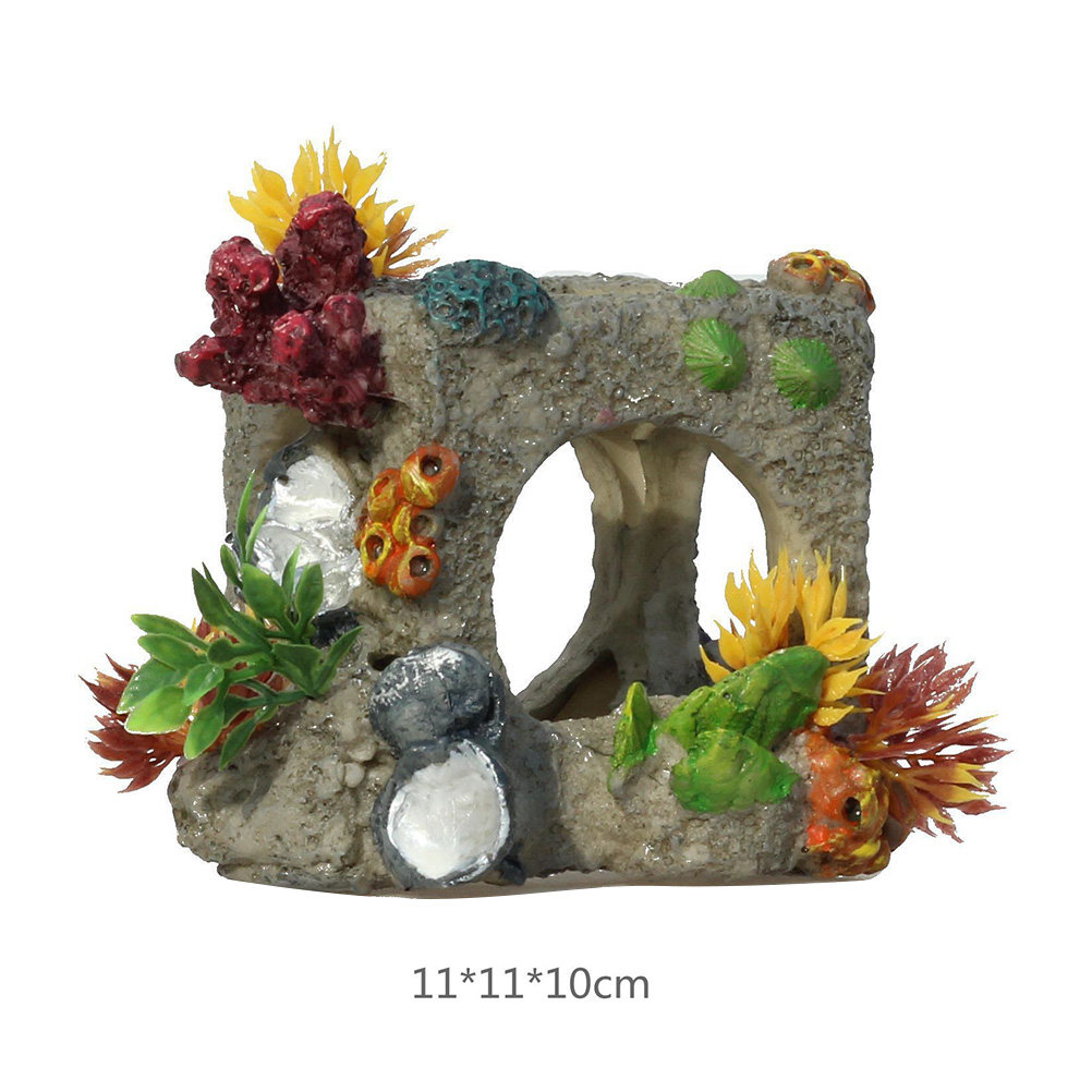 1 Pezzo di Decorazione per Acq - Aquarium Fish Hiding Spot recensione e prezzo