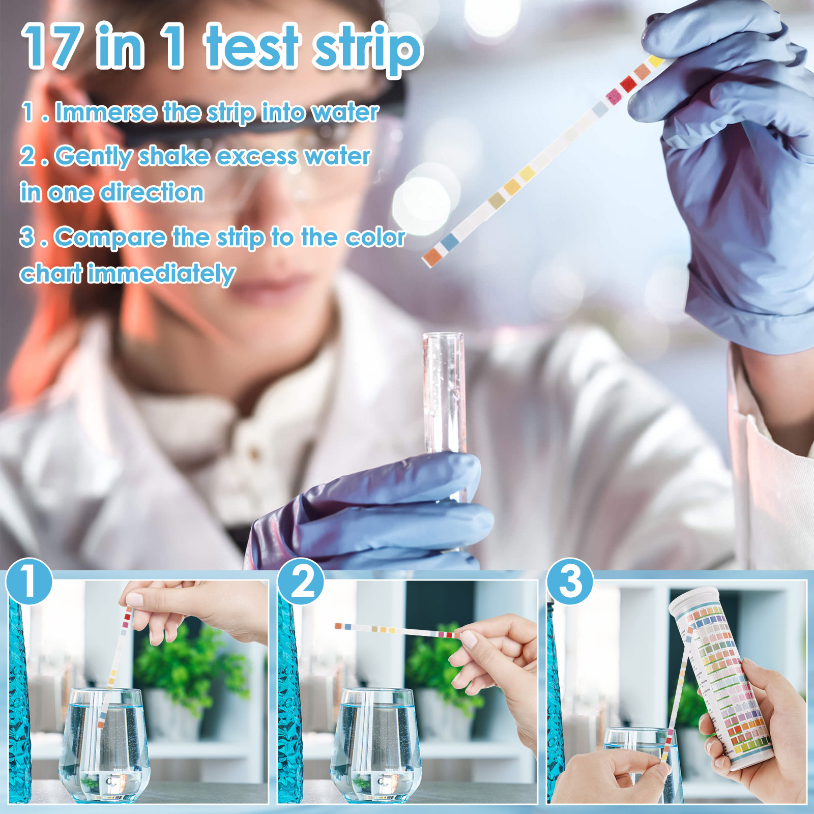 5-17 in 1 Strisce reattive per - Aquarium Fish Freshwater recensione e prezzo