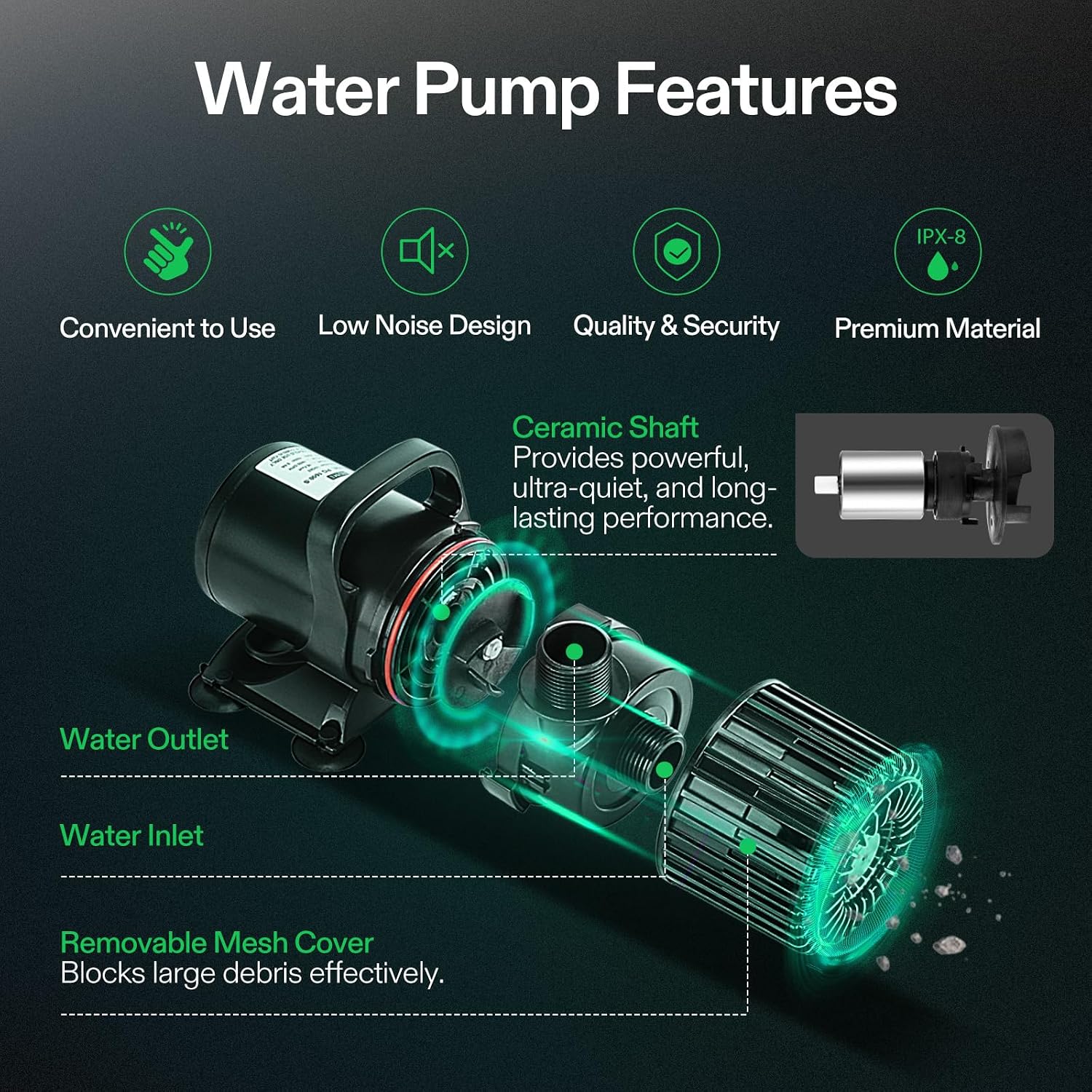 Pompa Subacquea da 1600GPH per - Aquarium Fish Pond recensione e prezzo